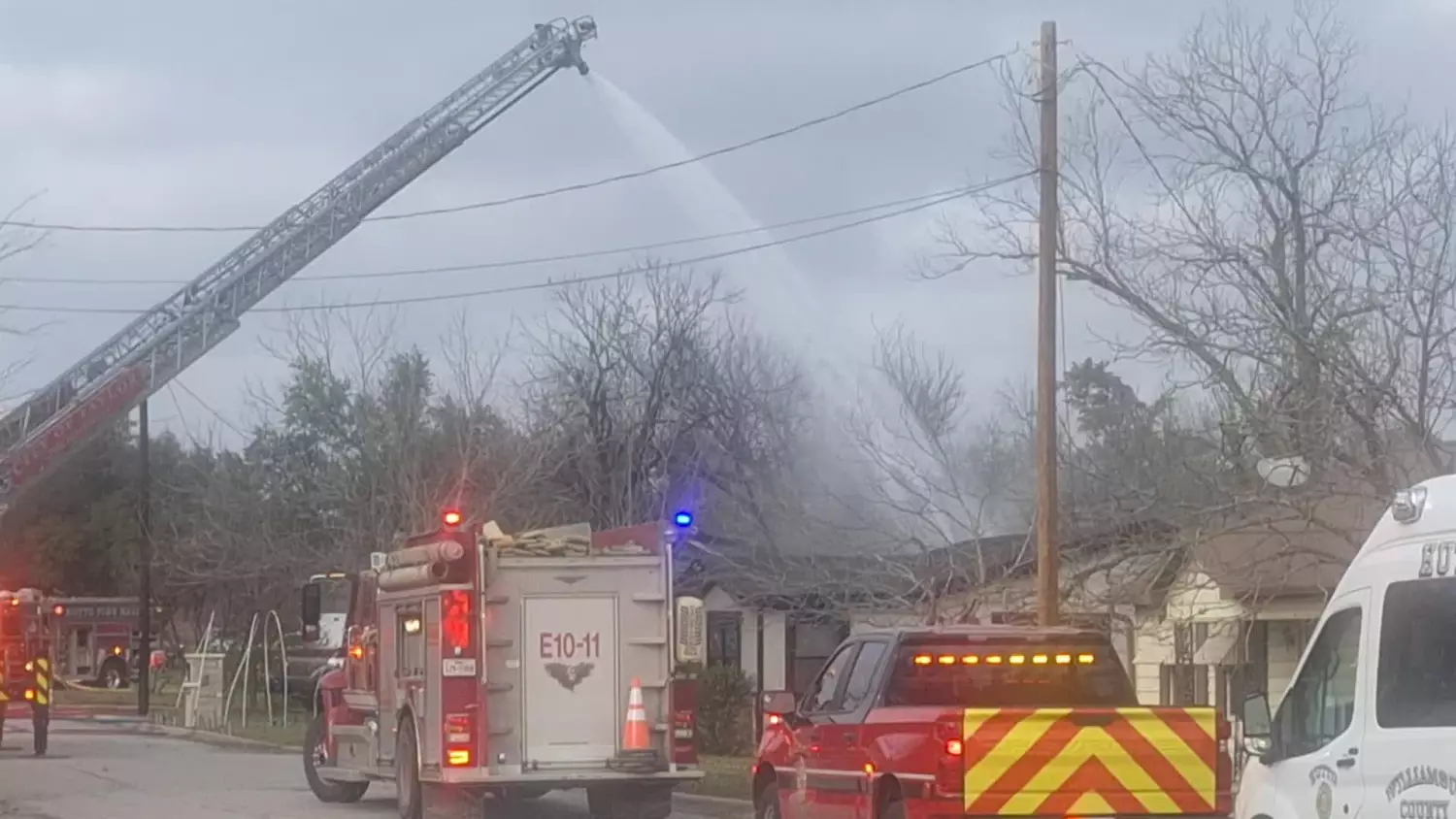 House fire in Taylor