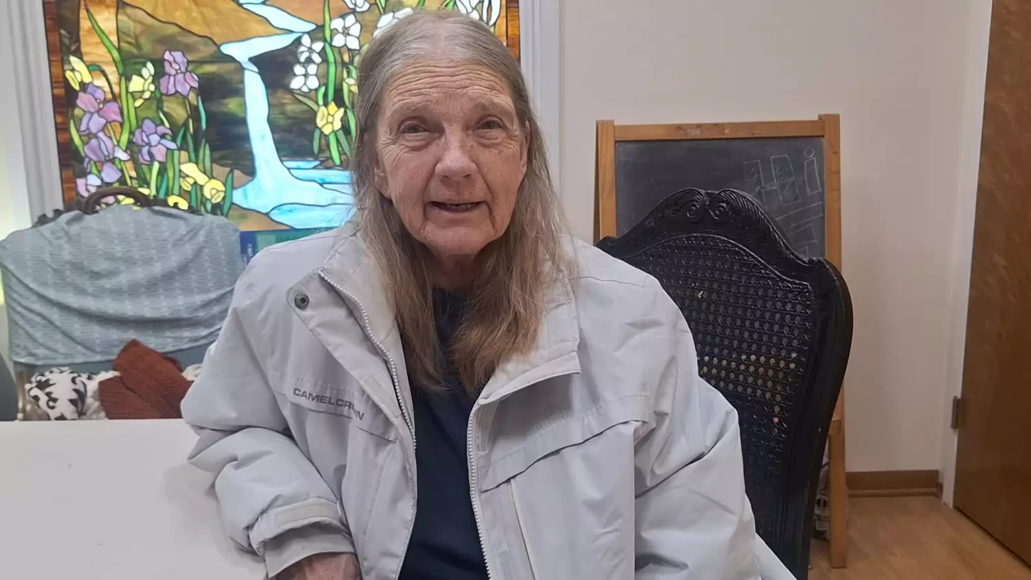 Terry Pierce on the St. James' Episcopal Church warming shelter