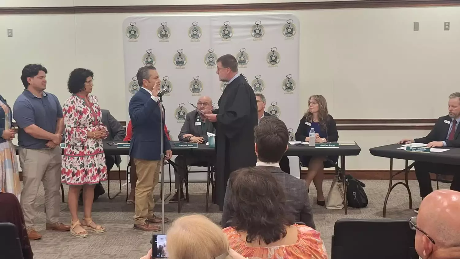 Buzan swears in